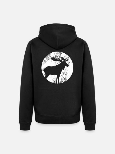 élan - Veste à capuche bio Premium Unisexe - noir