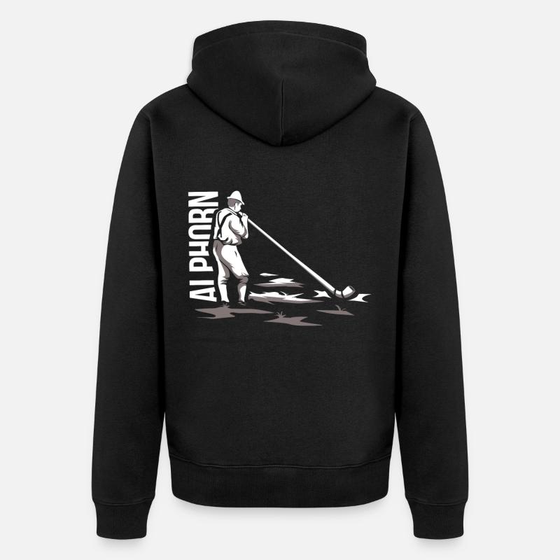 Alphorn - Veste à capuche bio Premium Unisexe - noir