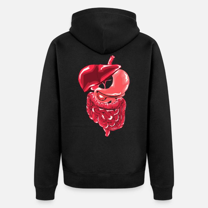 gastroentérologue - Veste à capuche bio Premium Unisexe - noir