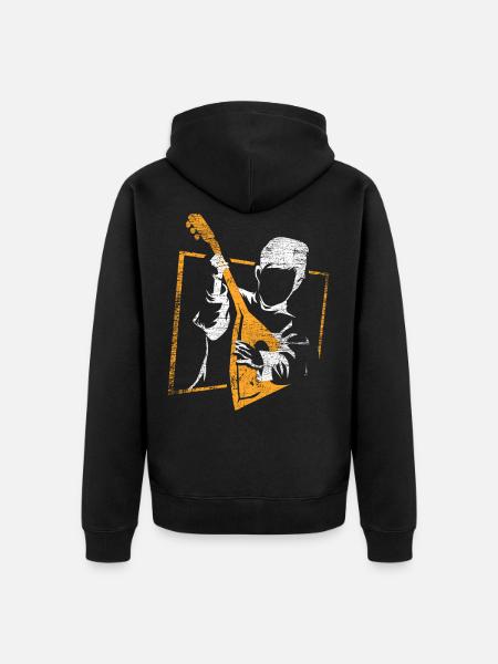 Balalaika gift - Unisex Premium Organic Zip Hoodie - black