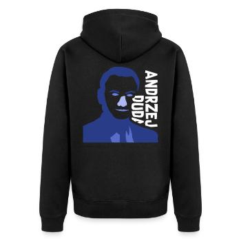 Andrzej Duda - Veste à capuche bio Premium Unisexe - noir - Dos - Nico (187cm)