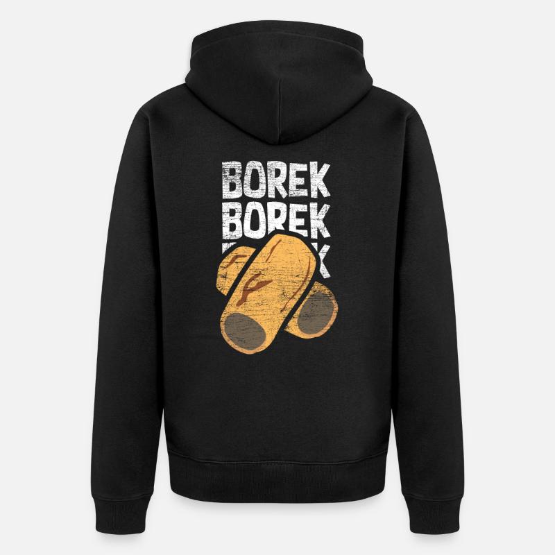 Cadeau Borek - Veste à capuche bio Premium Unisexe - noir