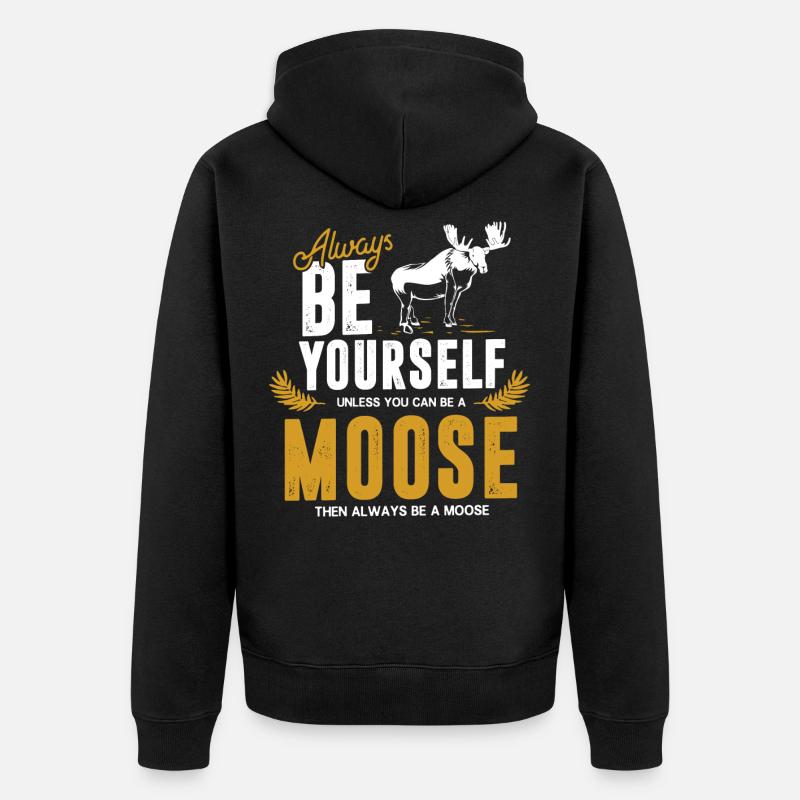 Elche - Veste à capuche bio Premium Unisexe - noir