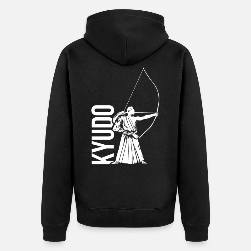 Kyudo - Veste à capuche bio Premium Unisexe - noir