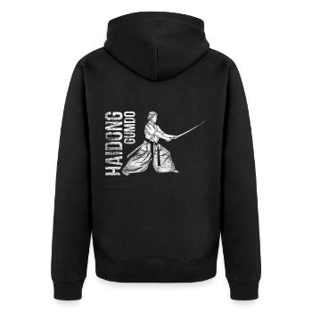 Haidong Gumdo cadeau - Veste à capuche bio Premium Unisexe - noir - Dos - Nico (187cm)