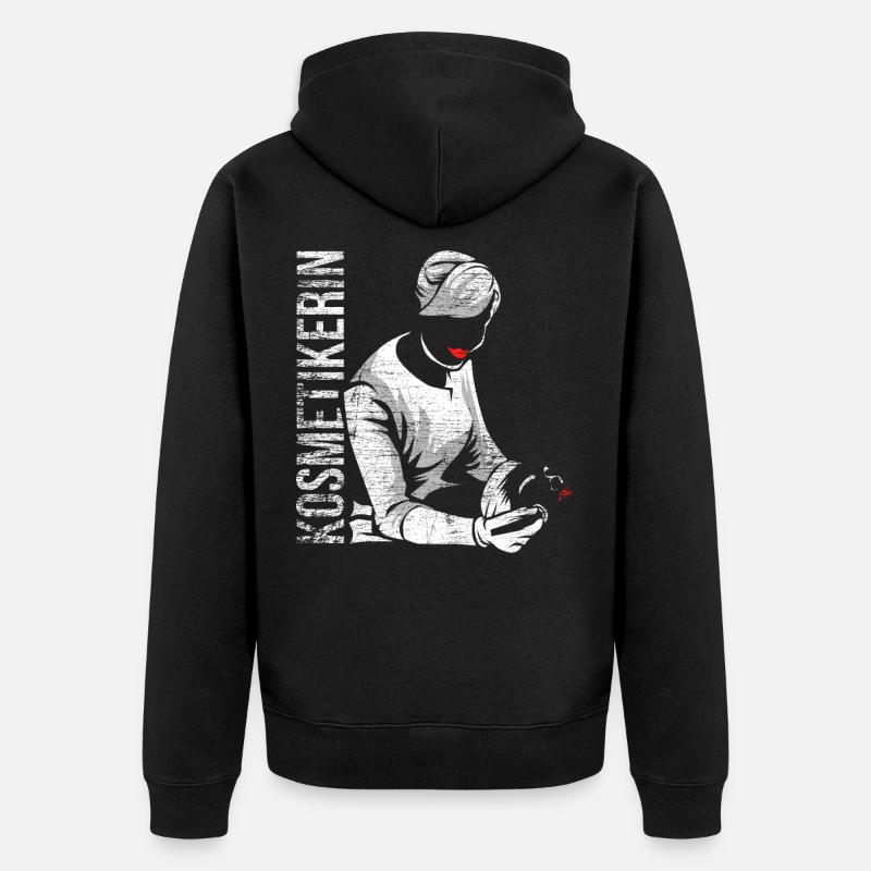 Cadeau d'esthéticienne - Veste à capuche bio Premium Unisexe - noir