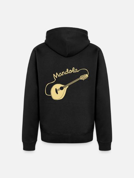 Mandola Geschenk - Unisex Premium Bio Zip Hoodie - Schwarz