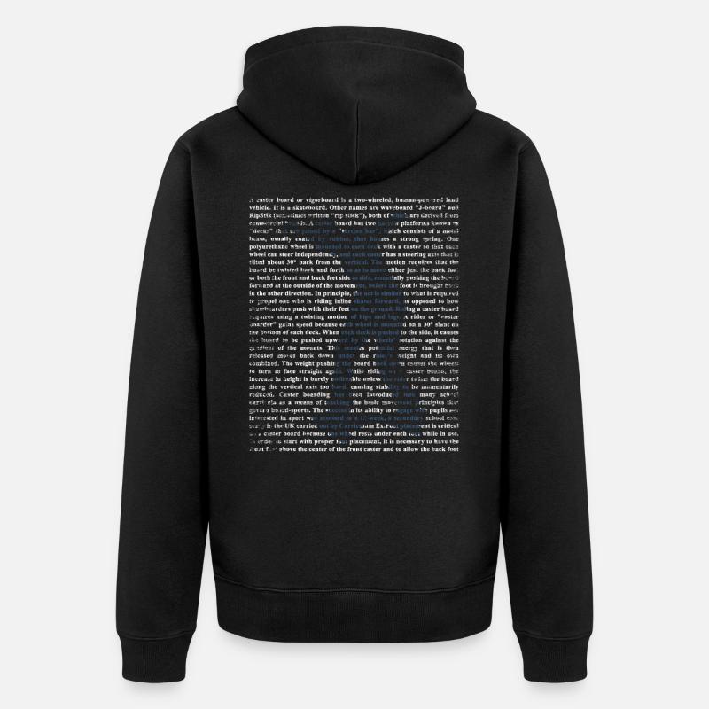 Waveboarden - Veste à capuche bio Premium Unisexe - noir