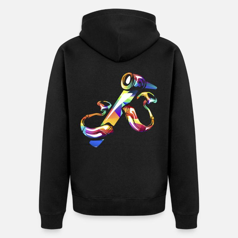 audiologiste - Veste à capuche bio Premium Unisexe - noir