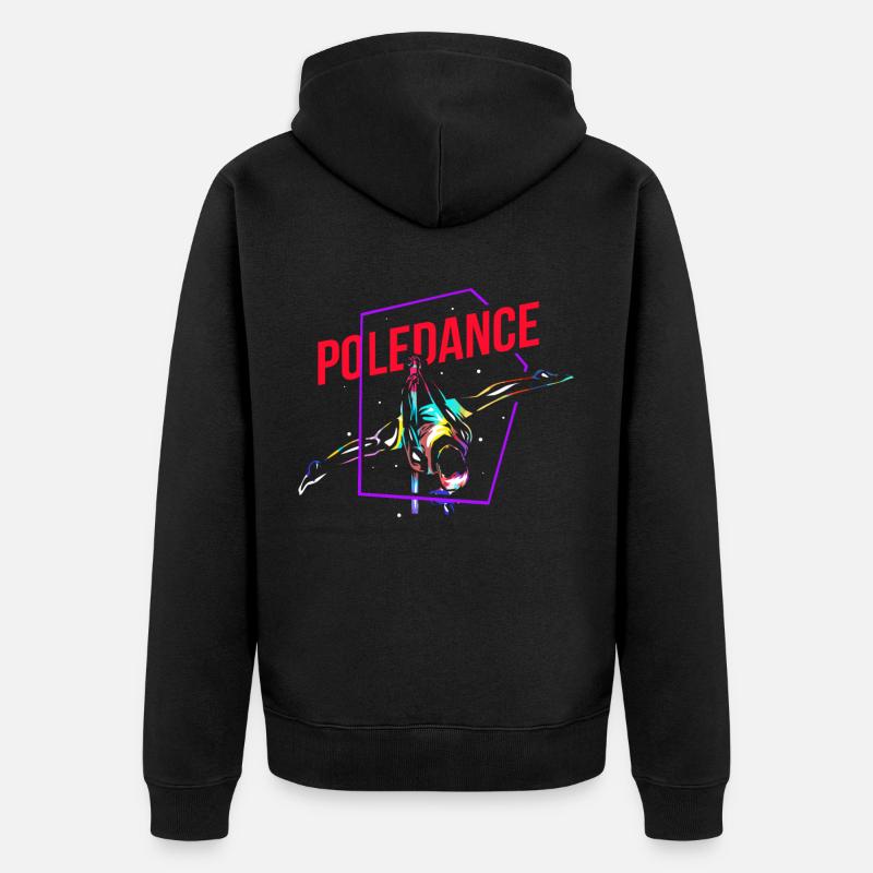 Pole Dance - Veste à capuche bio Premium Unisexe - noir