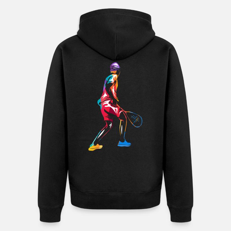 Squash - Veste à capuche bio Premium Unisexe - noir