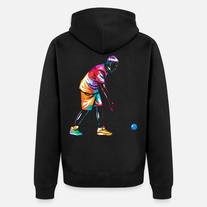 Boccia - Veste à capuche bio Premium Unisexe - noir