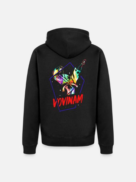 Vovinam Gift - Unisex Premium Organic Zip Hoodie - black