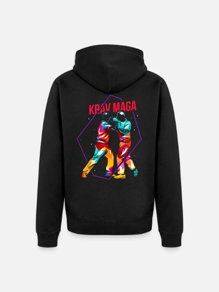 Krav Maga Gift - Unisex Premium Organic Zip Hoodie - black