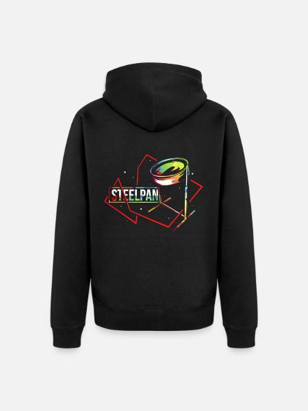 Steelpan gift - Unisex Premium Organic Zip Hoodie - black