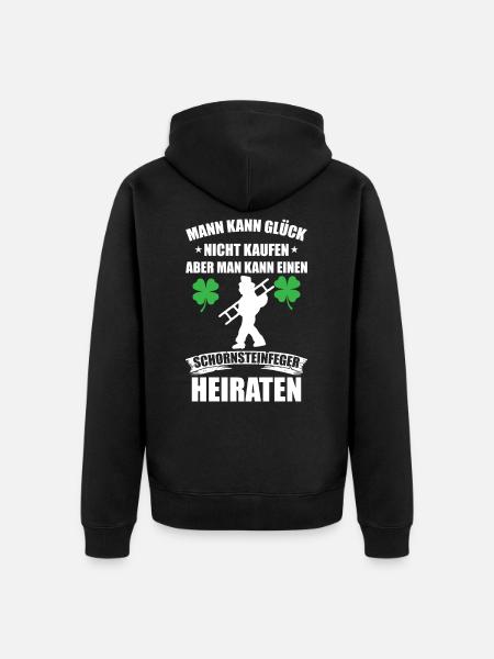Schornsteinfeger Handwerksberuf - Unisex Premium Bio Zip Hoodie - Schwarz