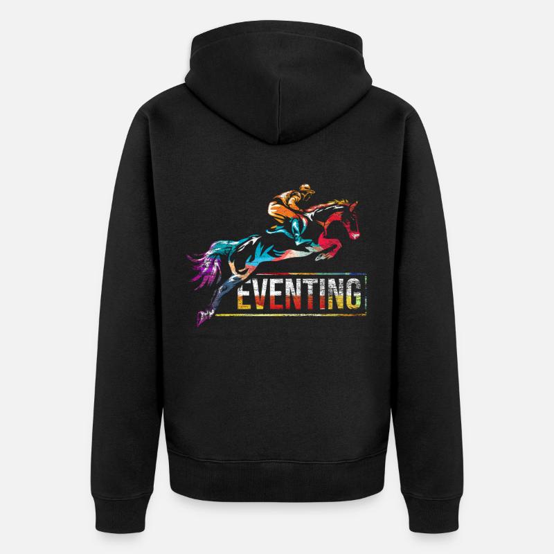 Concours complet - Veste à capuche bio Premium Unisexe - noir