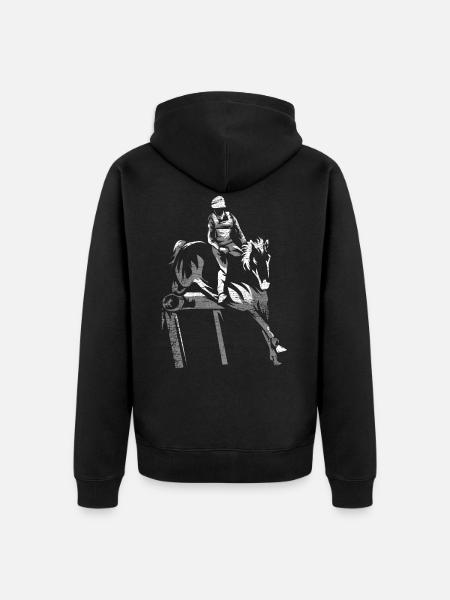 Eventing Eventing Military - Unisex Premium Organic Zip Hoodie - black