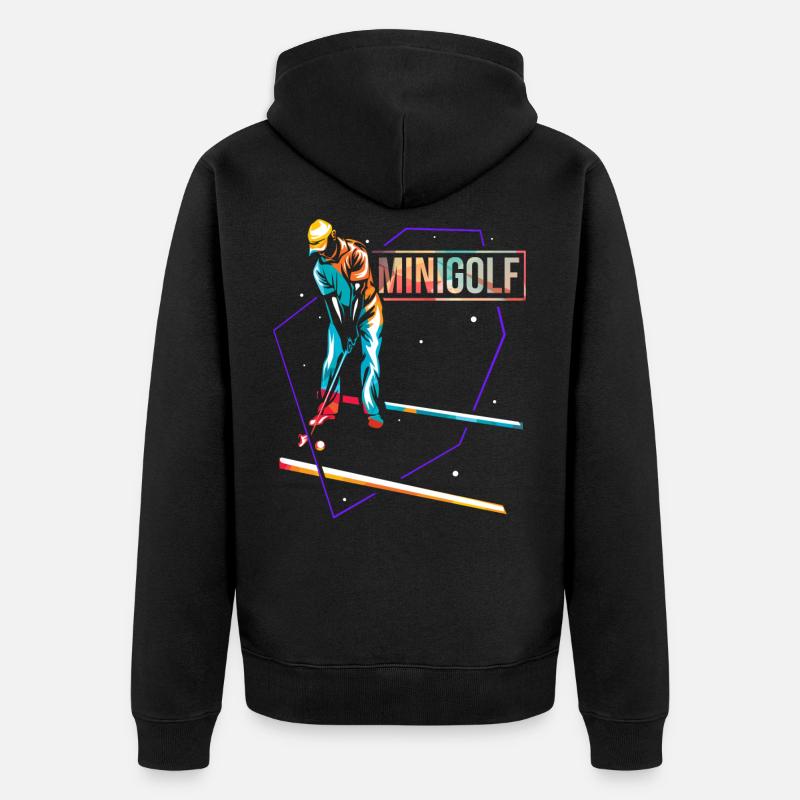 -golf - Veste à capuche bio Premium Unisexe - noir