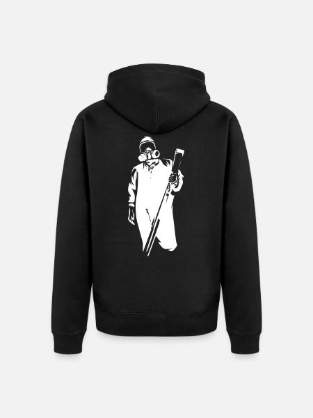 Crime scene cleaner - Unisex Premium Organic Zip Hoodie - black