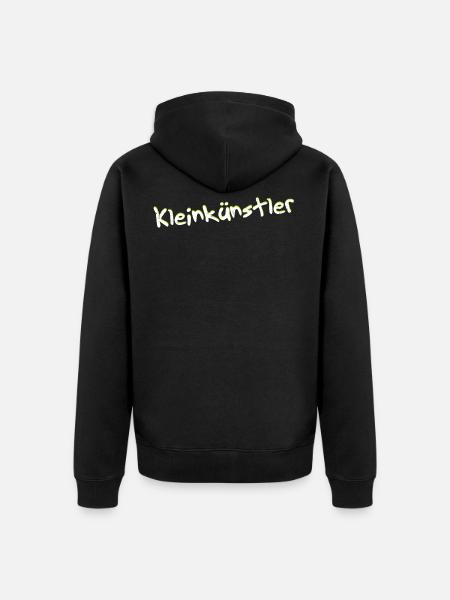 Kleinkünstler - Unisex Premium Bio Zip Hoodie - Schwarz