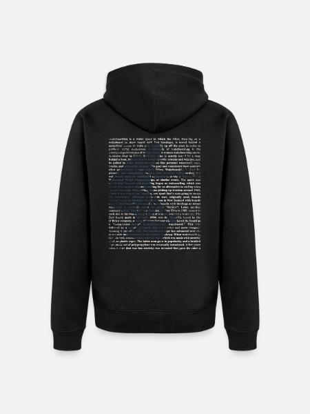 Wakeboarding - Unisex Premium Organic Zip Hoodie - black