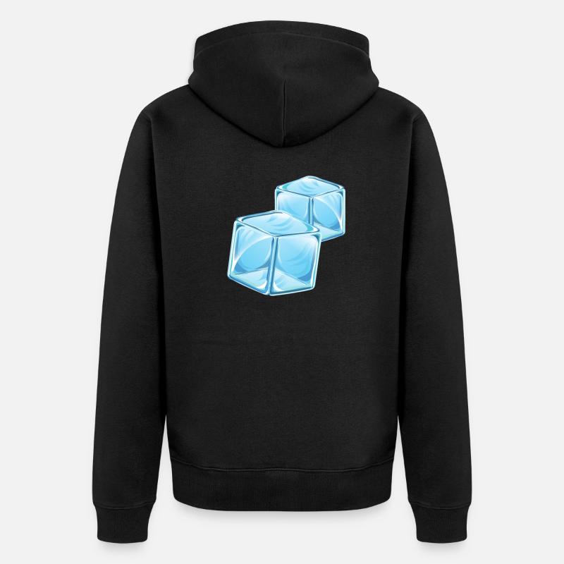 Glaçons - Veste à capuche bio Premium Unisexe - noir