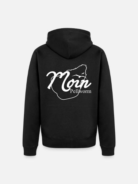 Moin Pellworm knows - Unisex Premium Organic Zip Hoodie - black