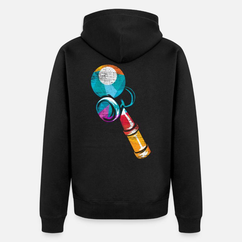 Kendama - Veste à capuche bio Premium Unisexe - noir