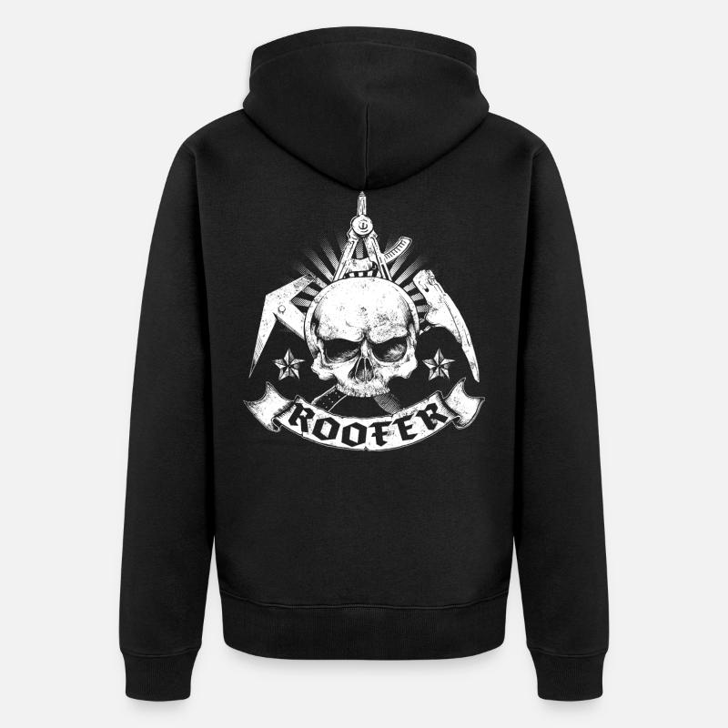 couvreur - Veste à capuche bio Premium Unisexe - noir