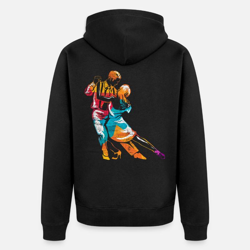 Danse Tango - Veste à capuche bio Premium Unisexe - noir