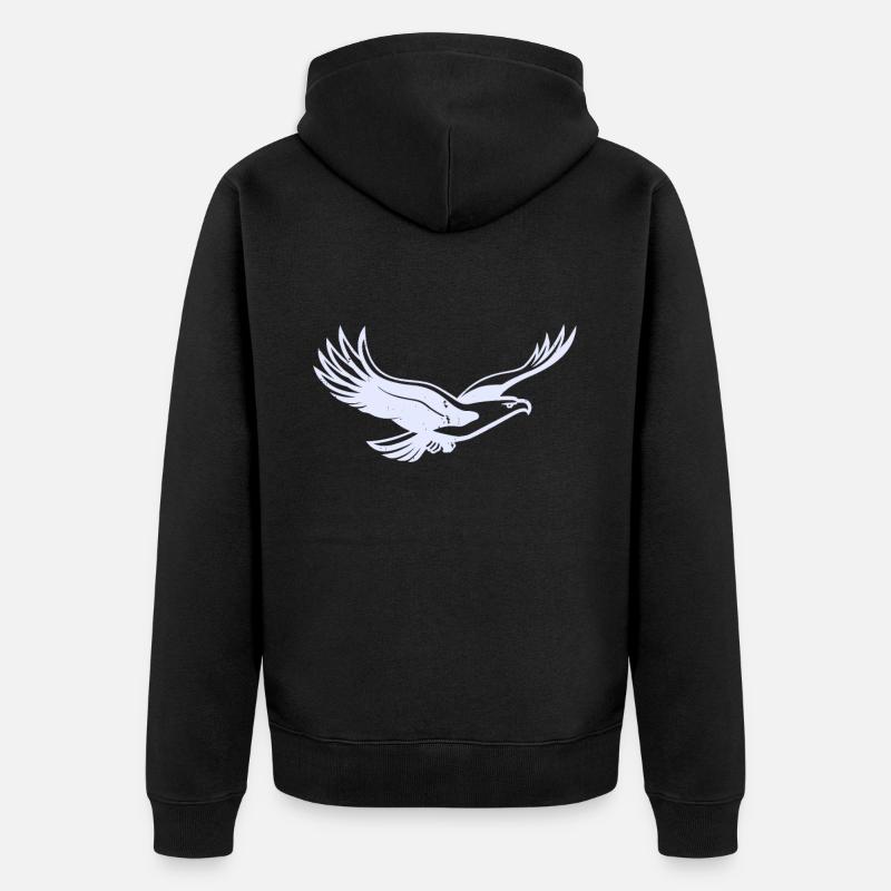 Aigle - Veste à capuche bio Premium Unisexe - noir