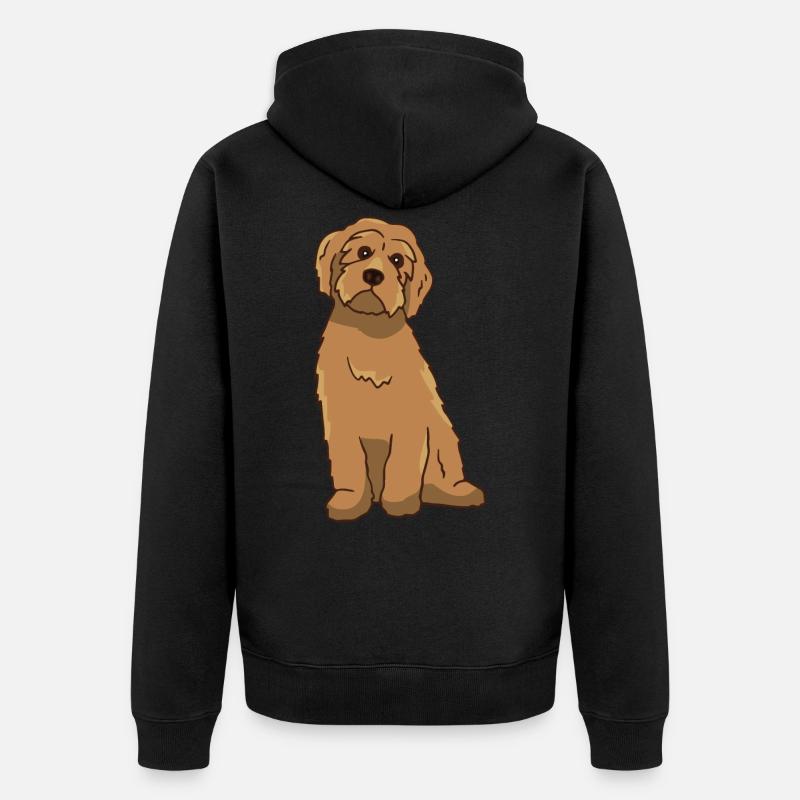 Labradoodle Goldendoodle - Veste à capuche bio Premium Unisexe - noir