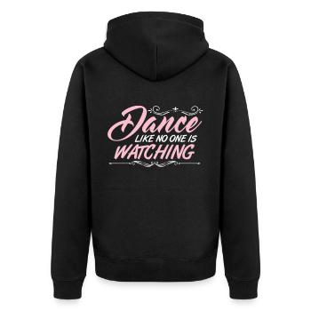 Dance like No One is Watching Tanzkurs Takt Danseur - Veste à capuche bio Premium Unisexe - noir - Dos - Nico (187cm)