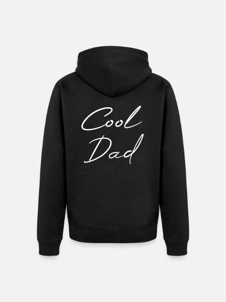 Cool Dad - Unisex Premium Organic Zip Hoodie - black