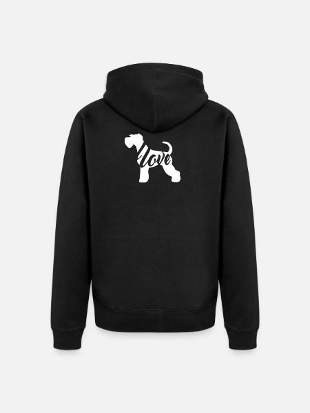 käppänälove - Unisex Premium Bio Zip Hoodie - Schwarz