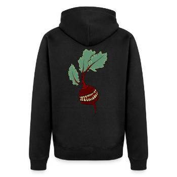 Teethroot - Veste à capuche bio Premium Unisexe - noir - Dos - Nico (187cm)