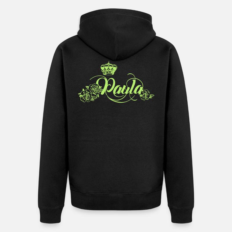 Paula - Veste à capuche bio Premium Unisexe - noir