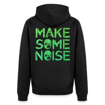 Hardstyle Music Festival DJ Cadeau - Veste à capuche bio Premium Unisexe - noir - Dos - Nico (187cm)
