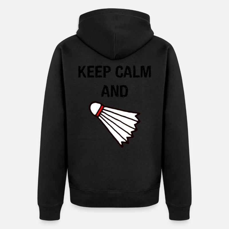 Gardez le volant calme - Veste à capuche bio Premium Unisexe - noir