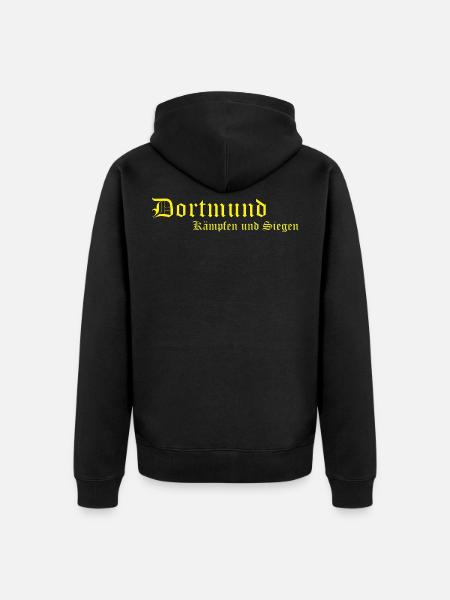 Dortmund - Unisex Premium Bio Zip Hoodie - Schwarz