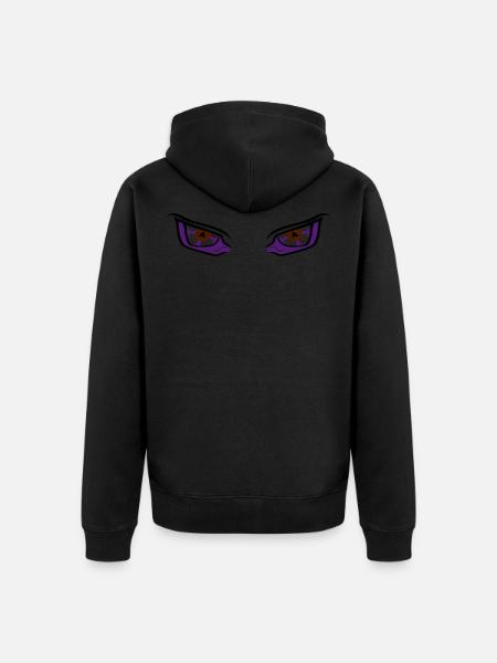 Angry Eyes - Unisex Premium Organic Zip Hoodie -