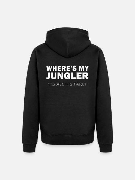 Funny League Legends Shirt LOL Merch Gift - Unisex Premium Organic Zip Hoodie - black