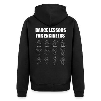 Techniciens cours de danse mathématicien cadeau - Veste à capuche bio Premium Unisexe - noir - Dos - Nico (187cm)