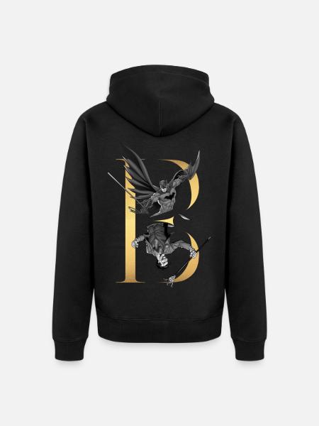 Batman 80 Years Joker - Unisex Premium Organic Zip Hoodie - black