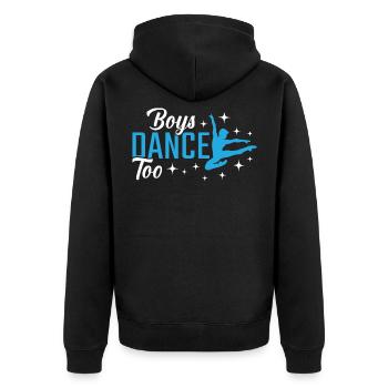 Jeune danse homme ballet danseur danse - Veste à capuche bio Premium Unisexe - noir - Dos - Nico (187cm)