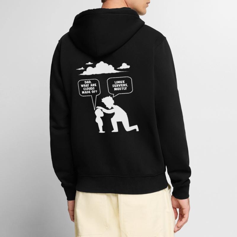 Linux Softwareentwickler Computer Programmierer Unisex Premium Bio Zip Hoodie