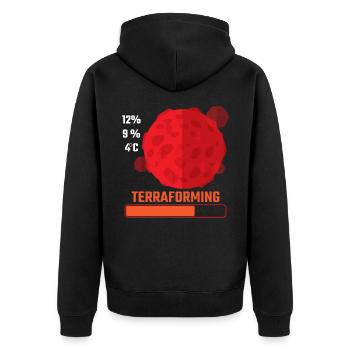 Jeu de plateau Terraforming Mars - Veste à capuche bio Premium Unisexe - noir - Dos - Nico (187cm)