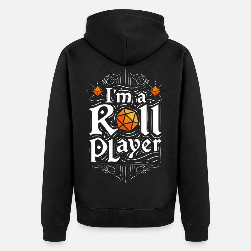 " Jeg er roll player " - Ekologisk premiumluvjack unisex - svart