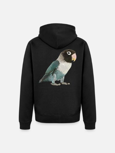 inseparable blackhead - Unisex Premium Organic Zip Hoodie - black